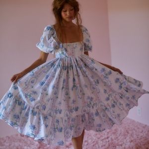 Selkie La Belle Etoile French Cotton Puff Dress